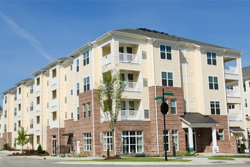 Typical apartment building
